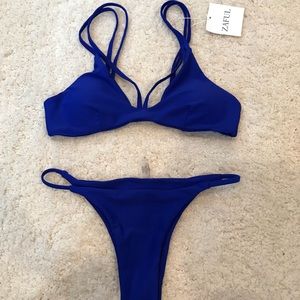 Royal Blue strappy bikini